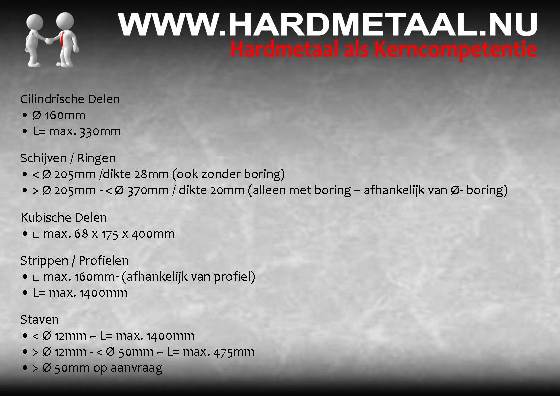 Productie & Capaciteit Hardmetaal